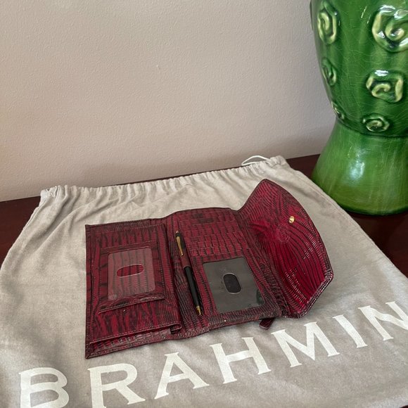 Brahmin Satchel w/ Checkbook Vintage - Picture 3 of 6